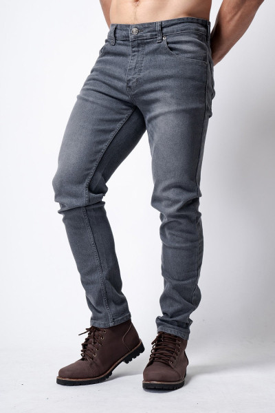 Stone Grey Slim Fit Jeans Premium