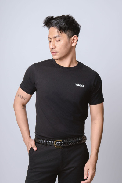 Black Minimal Logo T-Shirt