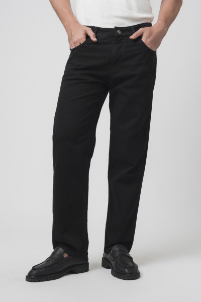 Black Straight Fit Jeans Premium