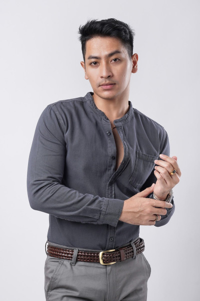 Grey Denim l/s Shirt